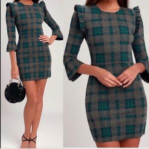 J.O.A Plaid Dress